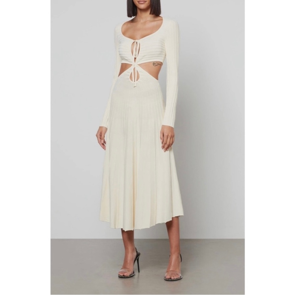 CULT GAIA FERGIE CUT-OUT MIDI DRESS
